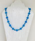 Blue Venetian Glass Necklace